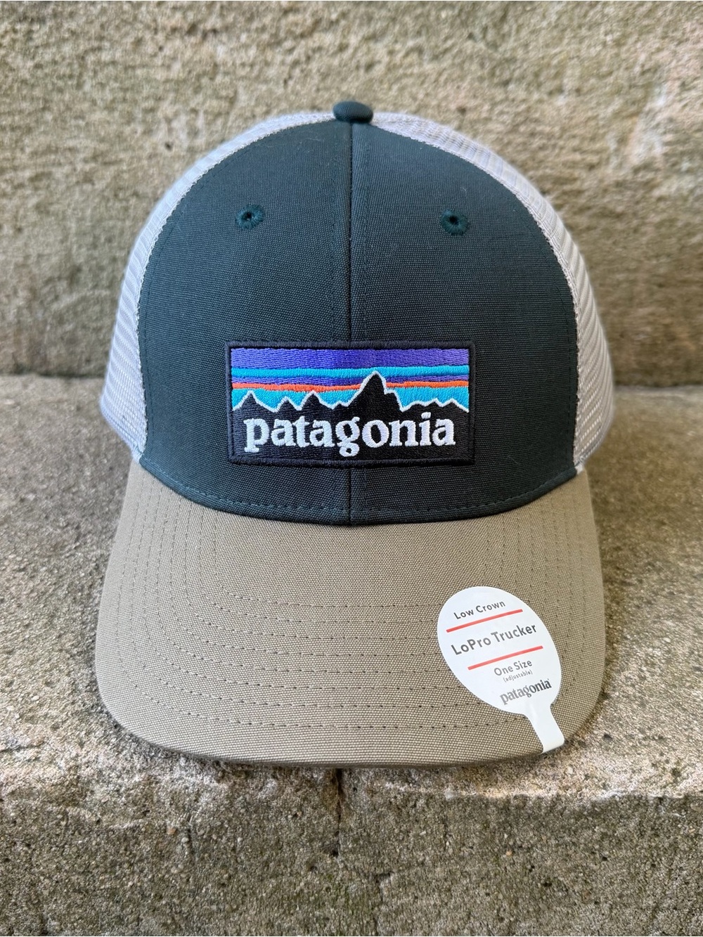 Patagonia P-6 Logo LoPro Trucker Hat Meshback Adjustable Snapback One Size NWT